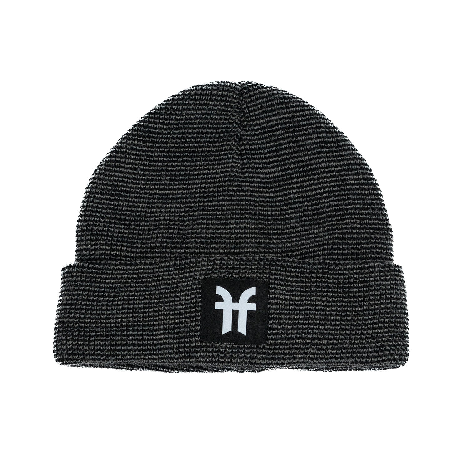 Faction Classic Beanie Dark Grey Flat Lay Front